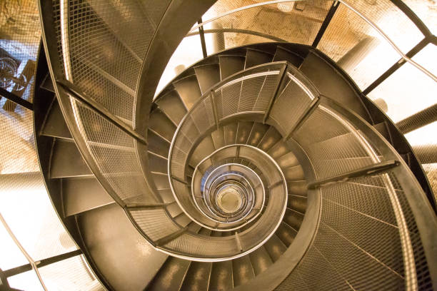 istock Sprial Staircase inside Town Tower in Innsbruck 1146302846