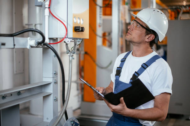 istock Engineer. Factory worker. Refinery. Handsome factory worker controlling production. 1146302939