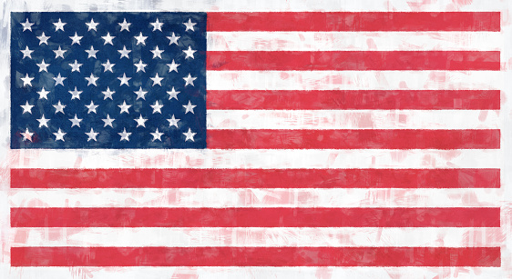 USA flag background for Memorial Day, July 4th