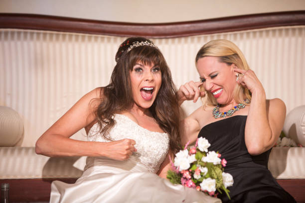 istock Friend with Unhappy Screaming Bride 1146311451