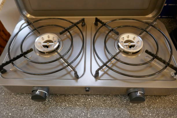 istock Camping stove / gas cooker 1146324454