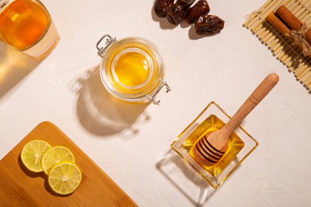 istock Honey and baverage of ginsbil with cinnamon. 1146329588