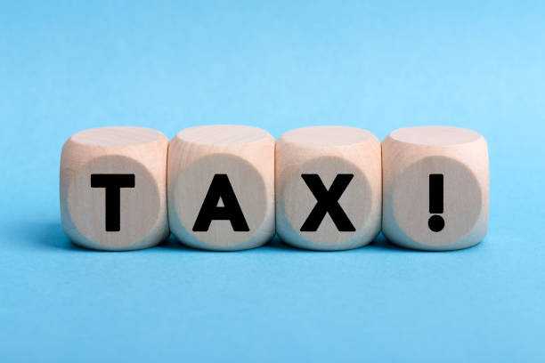 istock Wooden Blocks With Tax Text 1146343179