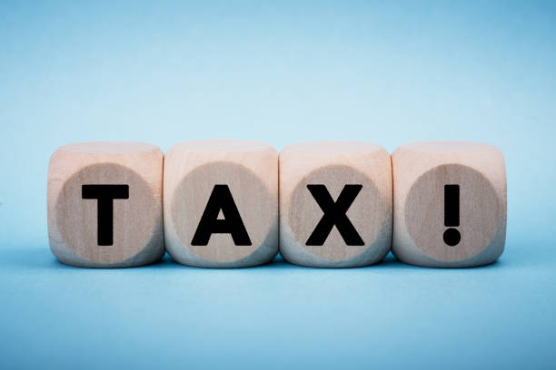istock Wooden Blocks With Tax Text 1146343184