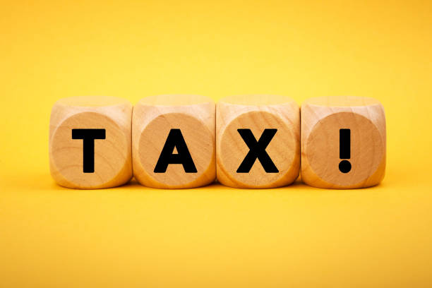 istock Wooden Blocks With Tax Text 1146343193