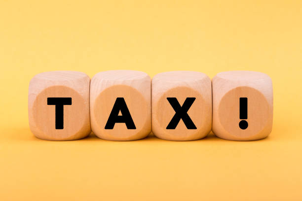 istock Wooden Blocks With Tax Text 1146343198