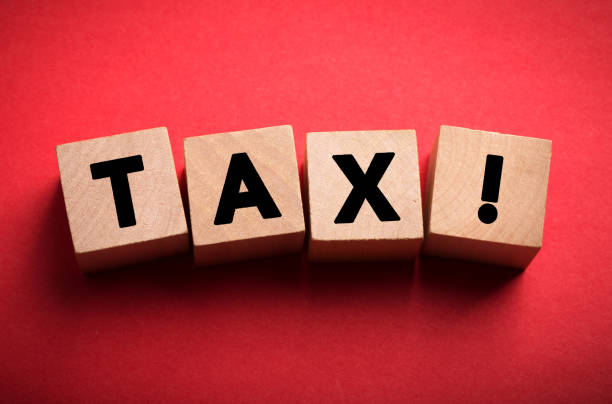 istock Wooden Blocks With Tax Text 1146343211