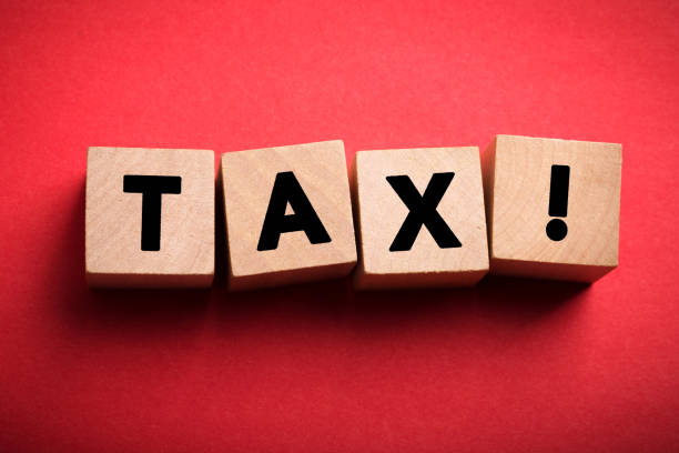 istock Wooden Blocks With Tax Text 1146343212