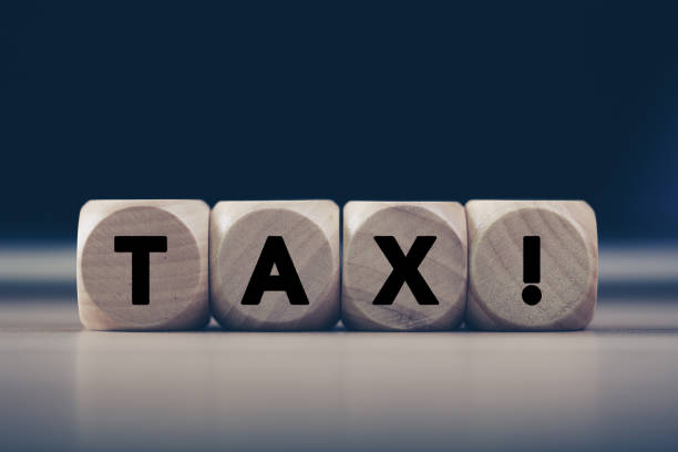 istock Wooden Blocks With Tax Text 1146343225