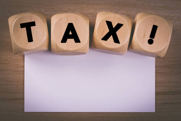 istock Wooden Blocks With Tax Text 1146343259