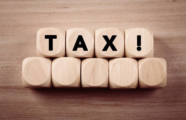 istock Wooden Blocks With Tax Text 1146343262