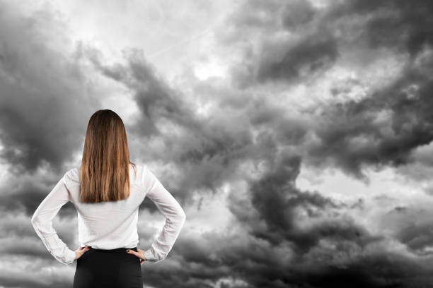 istock Back of businesswoman 1146343329