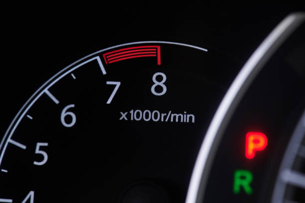 istock Rpm car tachometer 1146350101