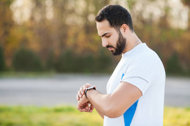 istock Fitness. Exhausted runner man resting on the park after workout 1146350186