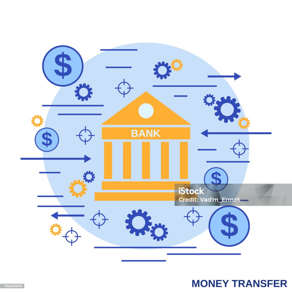 Direct Transfer Money Vector Money Transfer Vector Concept Stock Illustration - Download Image Now ...