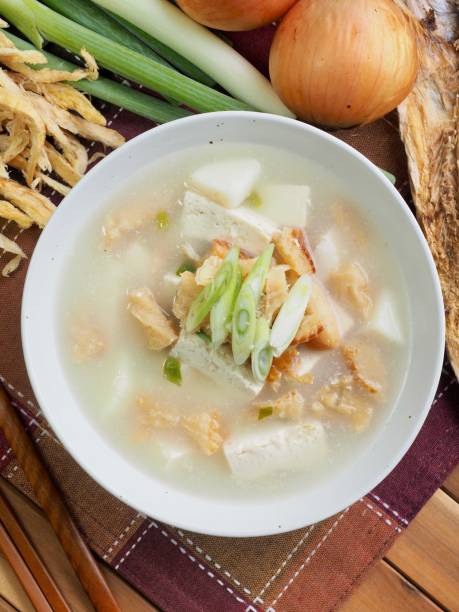 istock Korean food Dried pollack soup and vegetable 1146352961