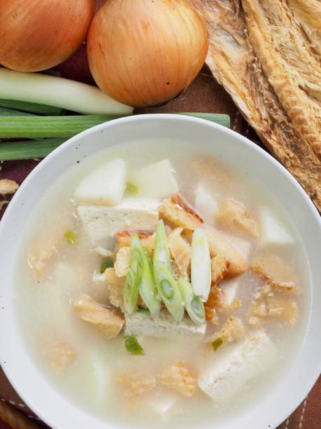 istock Korean food Dried pollack soup and vegetable 1146352966