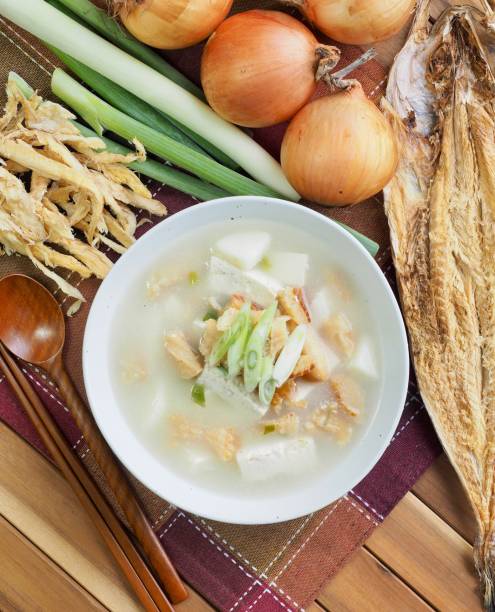 istock Korean food Dried pollack soup and vegetable 1146352978