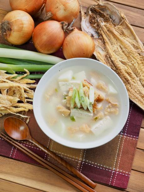 istock Korean food Dried pollack soup and vegetable 1146353014