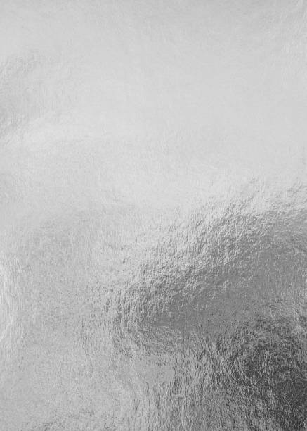 istock Silver foil shiny metal texture background wrapping paper for wallpaper decoration element 1146354022