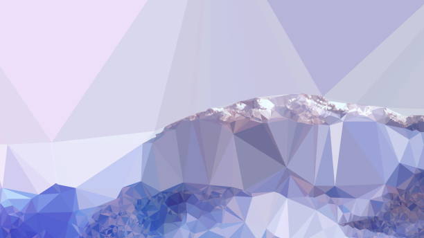 istock Geometric Minimalist Abstract Landscape 1146357194