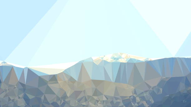 istock Geometric Minimalist Abstract Landscape 1146357245