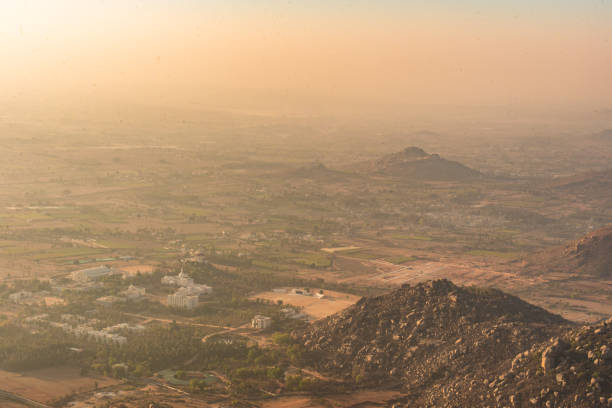 istock Village view from mountain top 1146360338