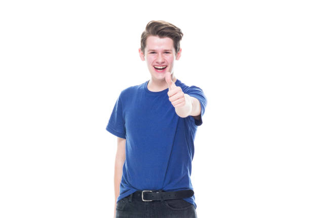 istock Young high school age male with thumbs up 1146365597