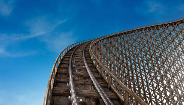 istock Wooden rollercoaster 1146369386