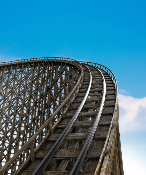 istock Wooden rollercoaster 1146369392