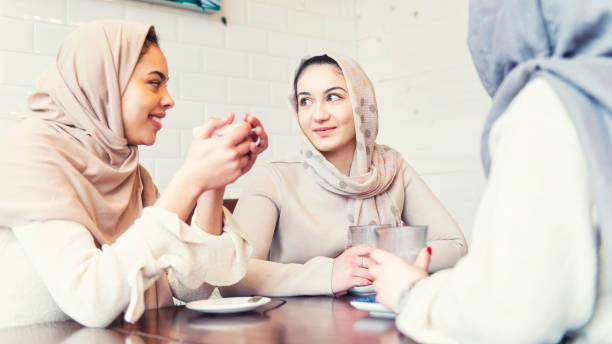 istock Young muslims in cafe 1146403214