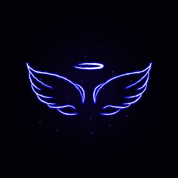 istock Wings, crown hand drawn electric icon. Elements of Wings crown set. Simple icon for websites, web design, mobile app, info graphics 1146414548