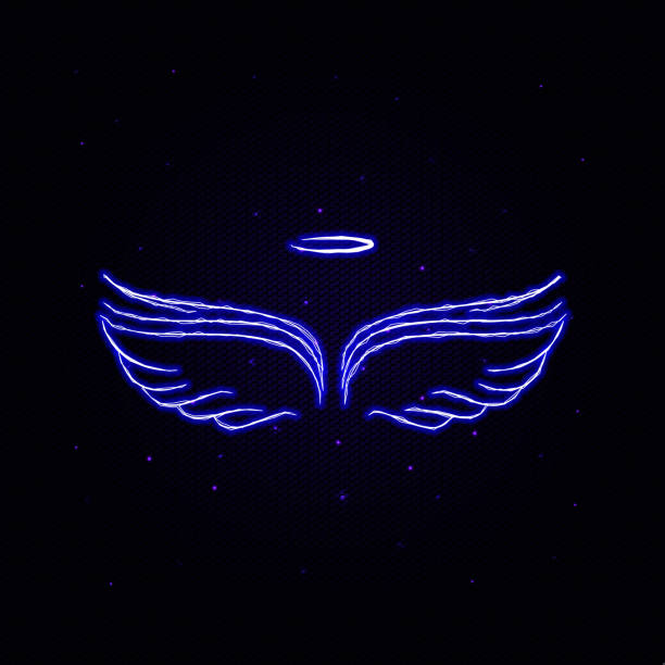 istock Wings, crown hand drawn electric icon. Elements of Wings crown set. Simple icon for websites, web design, mobile app, info graphics 1146415059