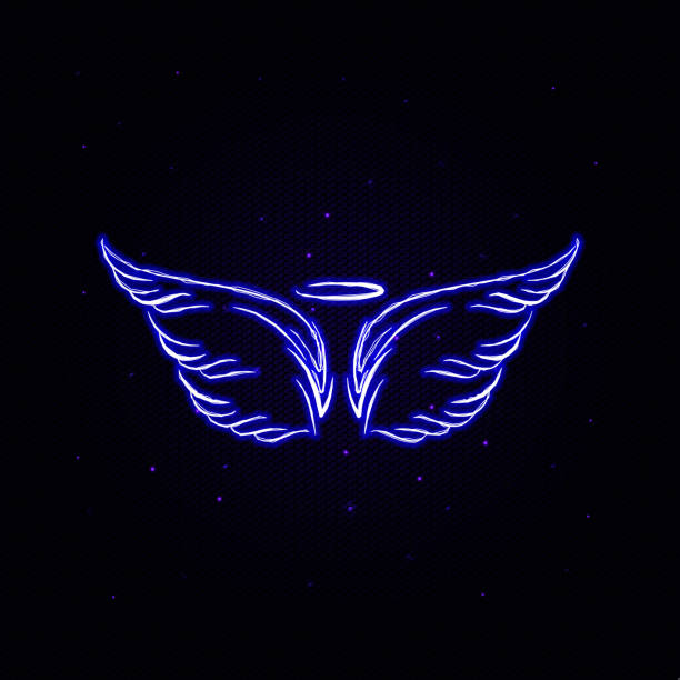istock Wings, crown hand drawn electric icon. Elements of Wings crown set. Simple icon for websites, web design, mobile app, info graphics 1146415074