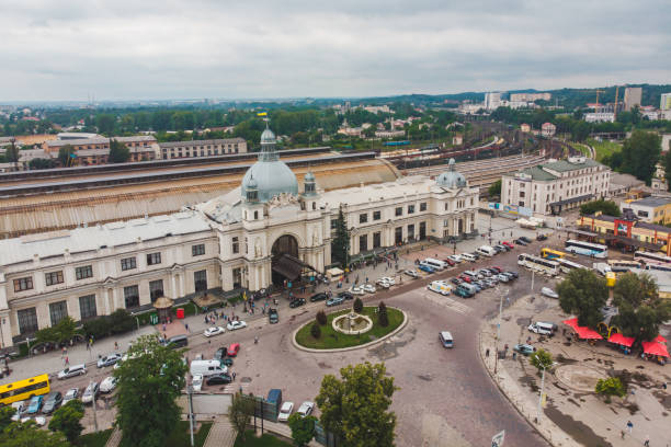 istock aerial view of railway station 1146416676
