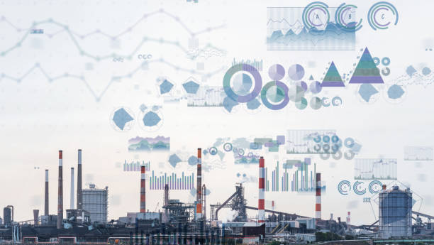 istock Technology of industry concept. WInd power generation. IoT (Internet of Things). INDUSTRY4.0 1146423006