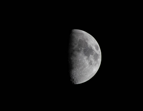 istock A clear shot of a half moon over Reading 1146430880