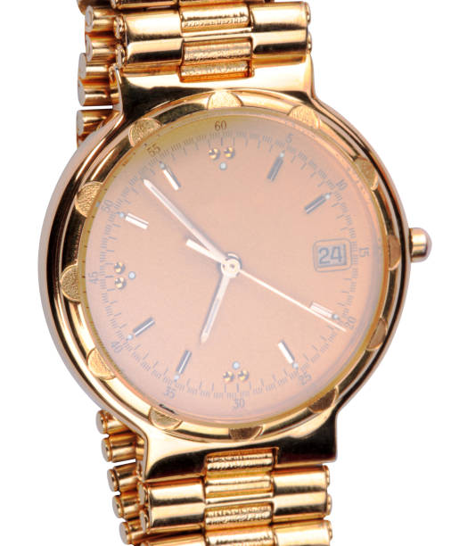 istock gold plated watches isolated 1146435662