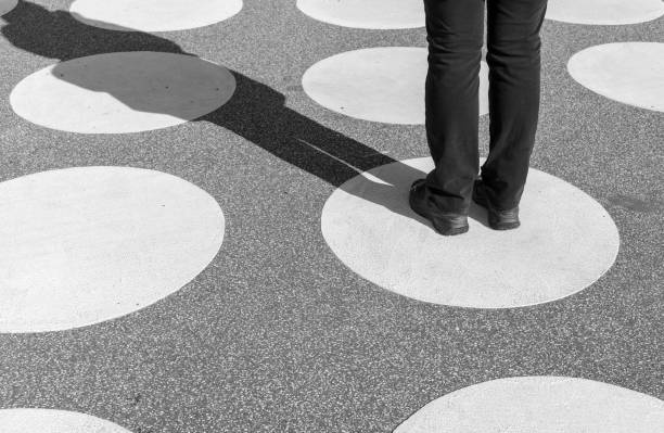 istock Low Section Of Man Standing On Circle 1146439462