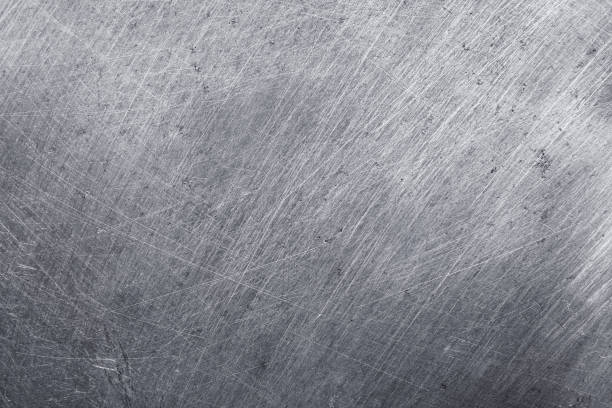 istock aluminium metal texture background, scratches on stainless steel. 1146440964