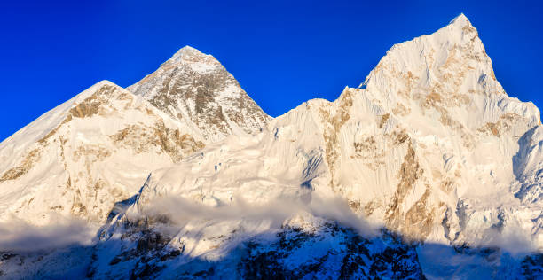 istock Panoramic view of Mount Everest, Nuptse from Kala Pattar 1146441216