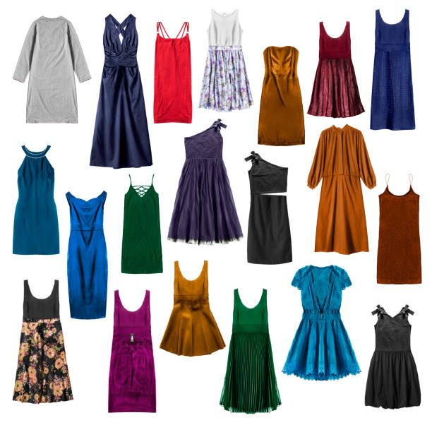 istock Group of dresses isolated 1146441972