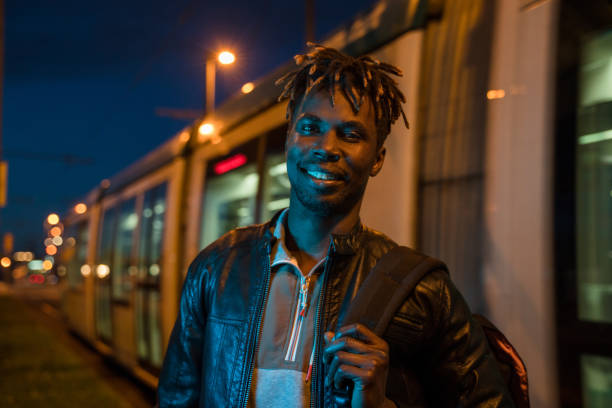 istock Using public transport in Barcelona at night. 1146443781