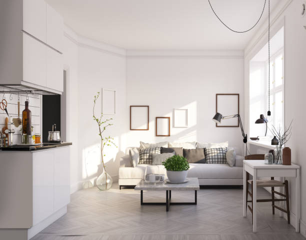 istock scandinavian style living room design. 1146445748