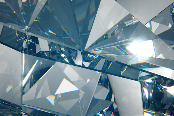 istock Slowly rotating diamond, beautiful background. 3d illustration 1146447372