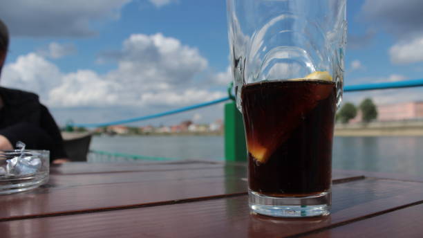 istock Glass of soda and lemon 1146449531