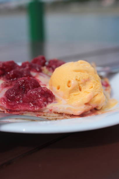 istock Pancake with berry and Ice-cream 1146449588