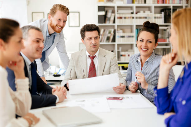 istock Business people working in office 1146451071