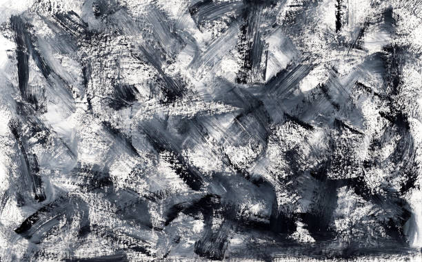 istock Textured background painted with gouache and acrylic paints. Hand drawn oil painting, artwork. Abstract texture for handmade, artistic paint, creative design, inspiring atmosphere, modern art studio. 1146452184