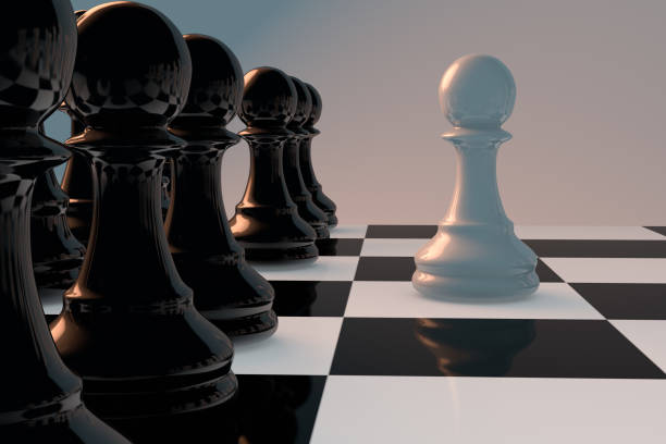 istock Standing Out From The Crowd, Leadership Concept, Different Chess Piece 1146452267
